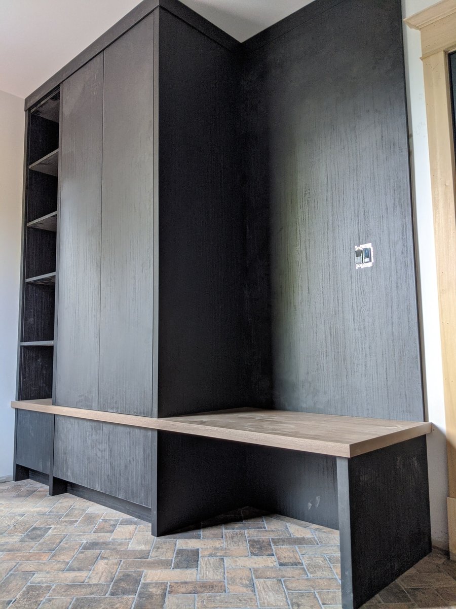 Basement kitchen cabinetry project